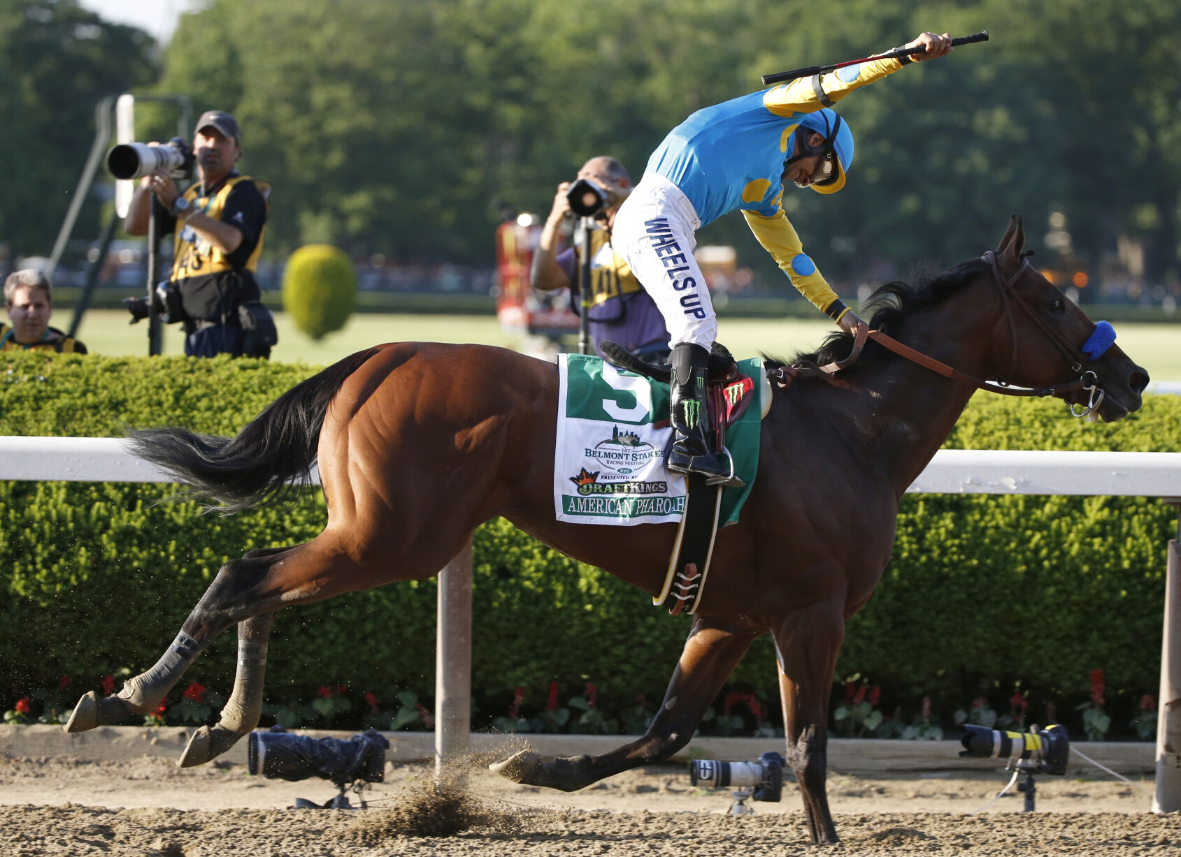 2015: American Pharoah wins first Triple Crown since Affirmed in 1978